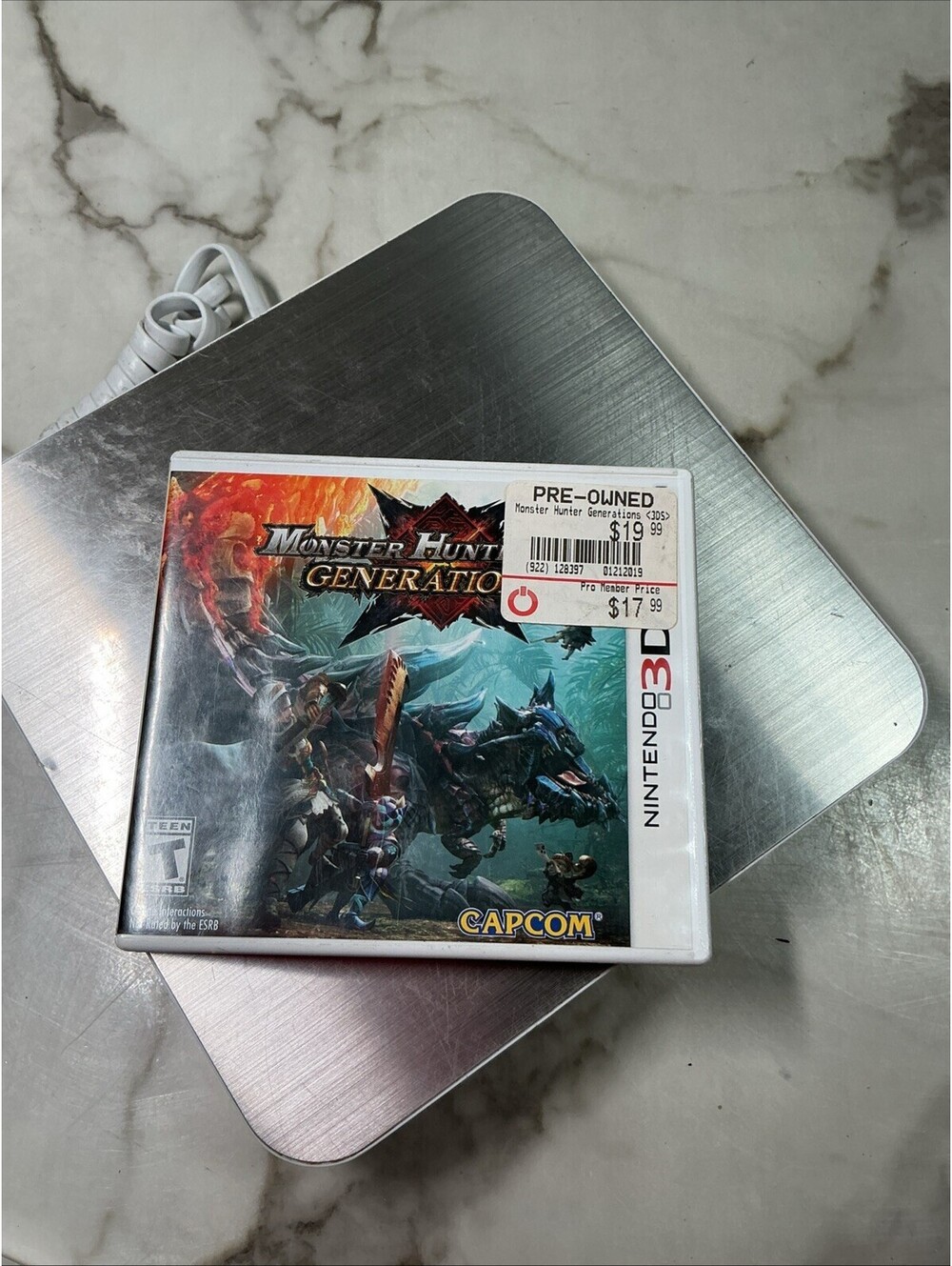 Capcom Monster Hunter Generations Nintendo 3DS T Rated NTSC-U/C Manual Untested